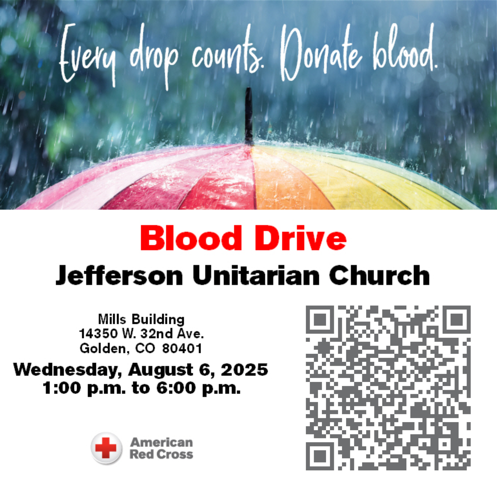 red cross blood drive 8.6.25