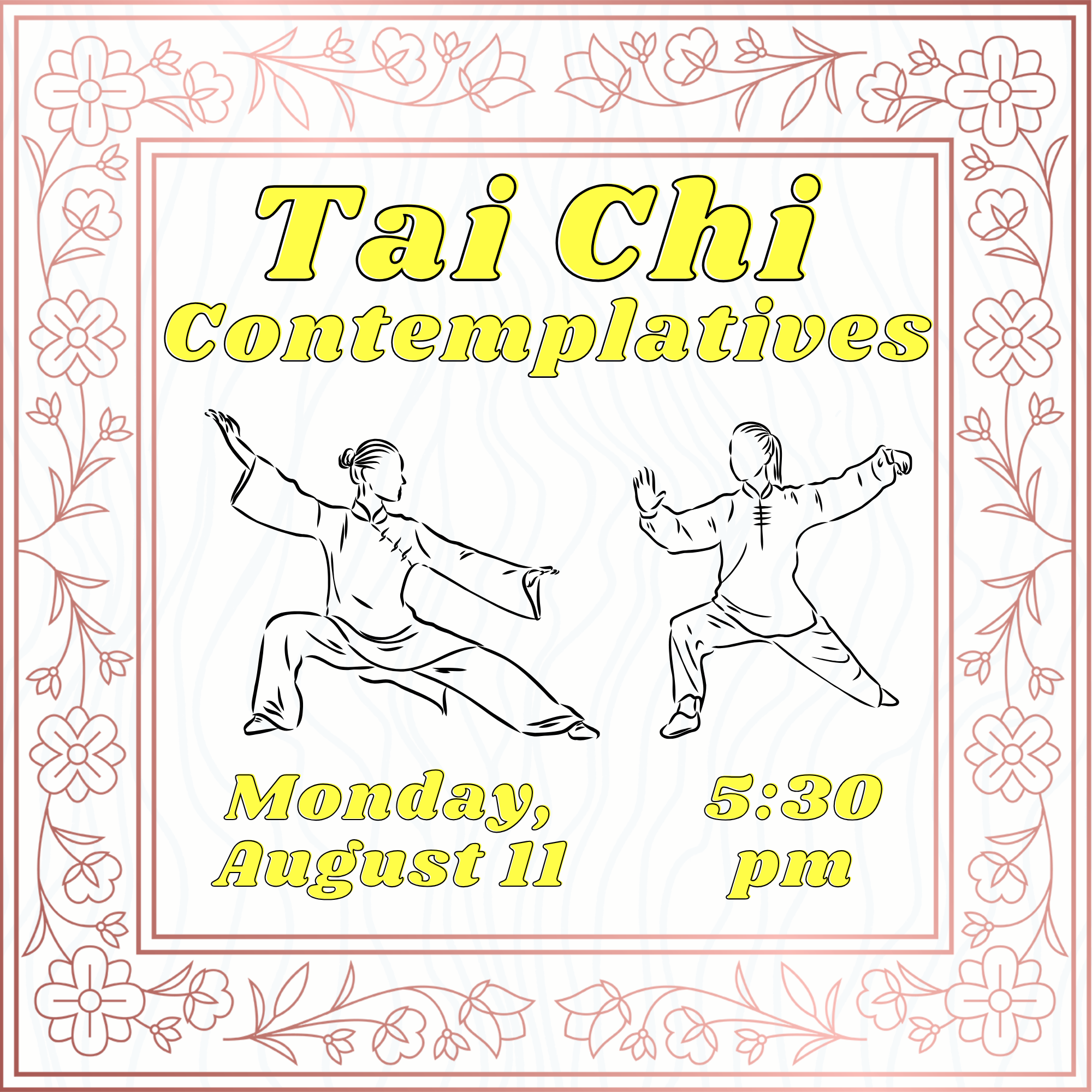 tai chi one time event
